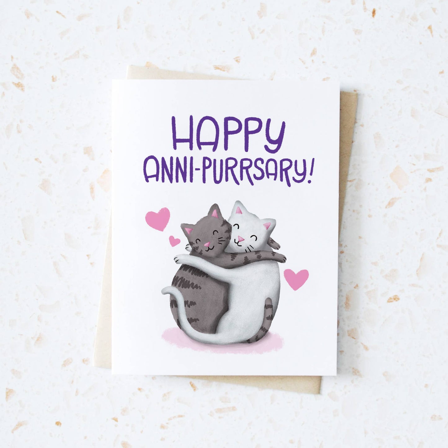 Anniversary Kitty Card