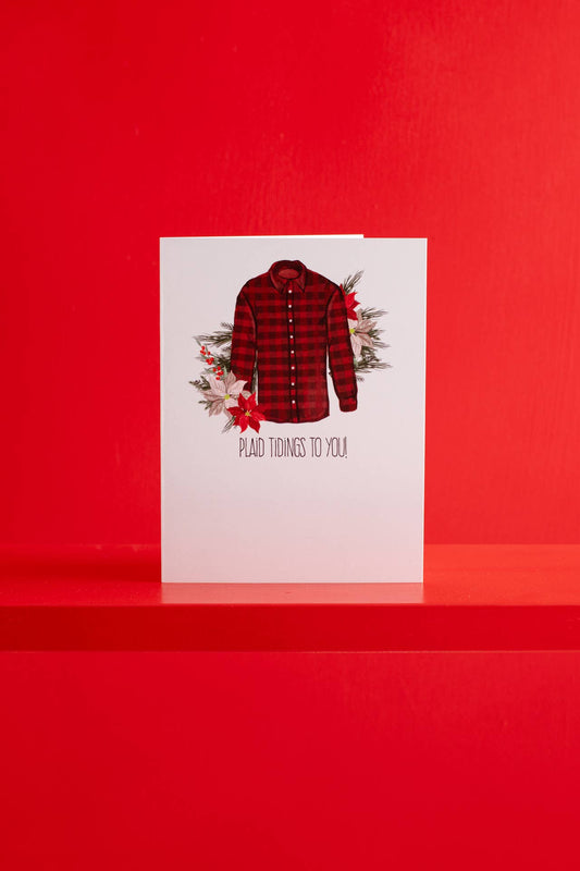 Plaid Tidings To You! - Greeting Card
