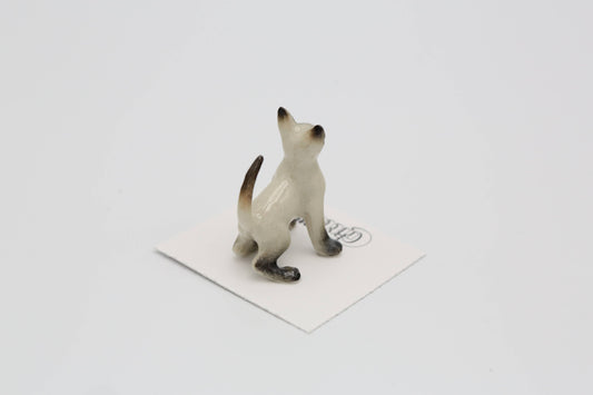 Blaze Siamese Kitten Porcelain Miniature