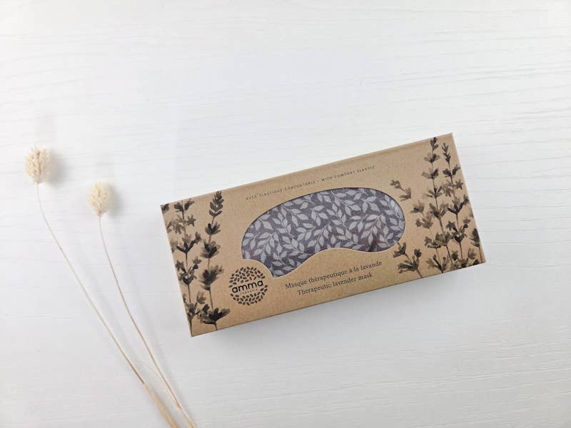 Therapeutic lavender eye mask (Folia print)