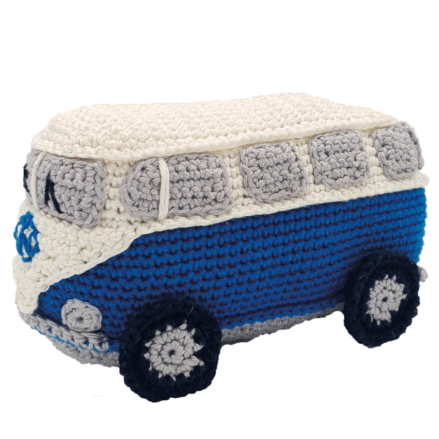DIY Crochet Kit - Retro Van Blue