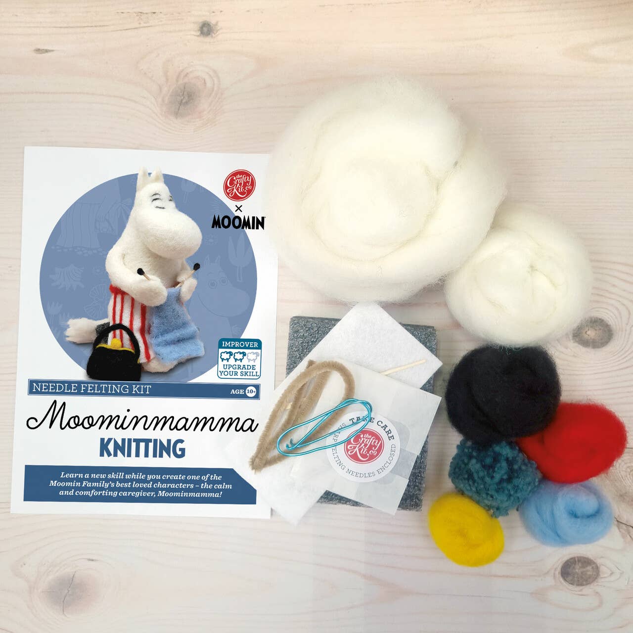 Moominmamma Knitting Needle Felting Craft Kit
