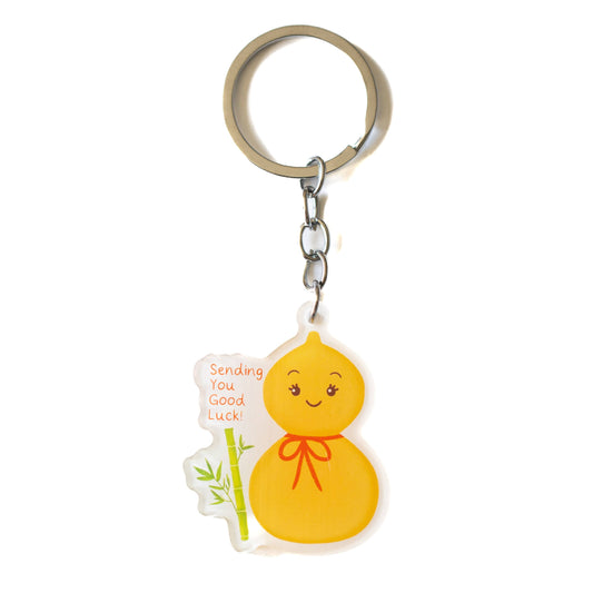Lucky Gourd Keychain, Cute Good Luck Charm