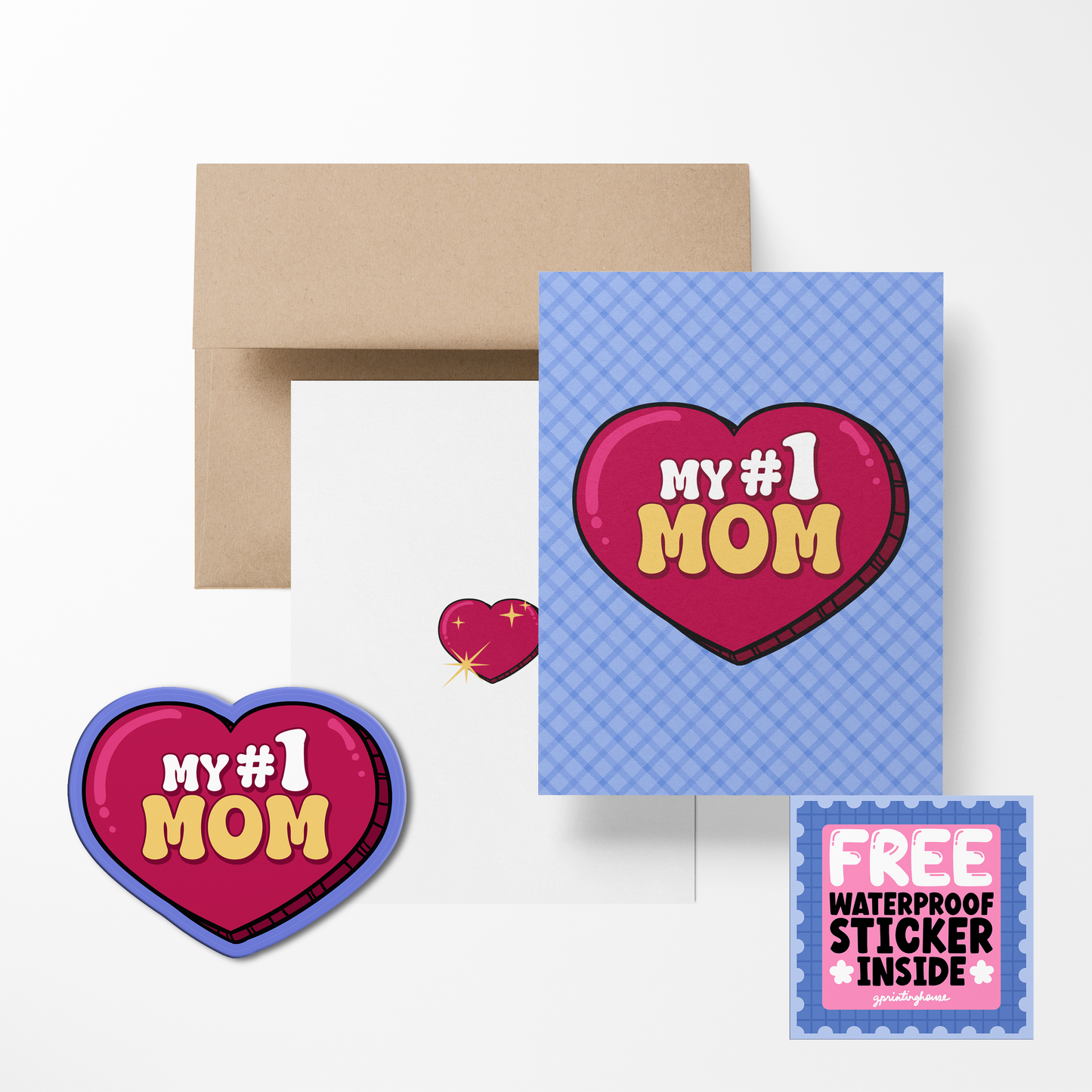 My #1 Mom Mother's Day Greeting Card