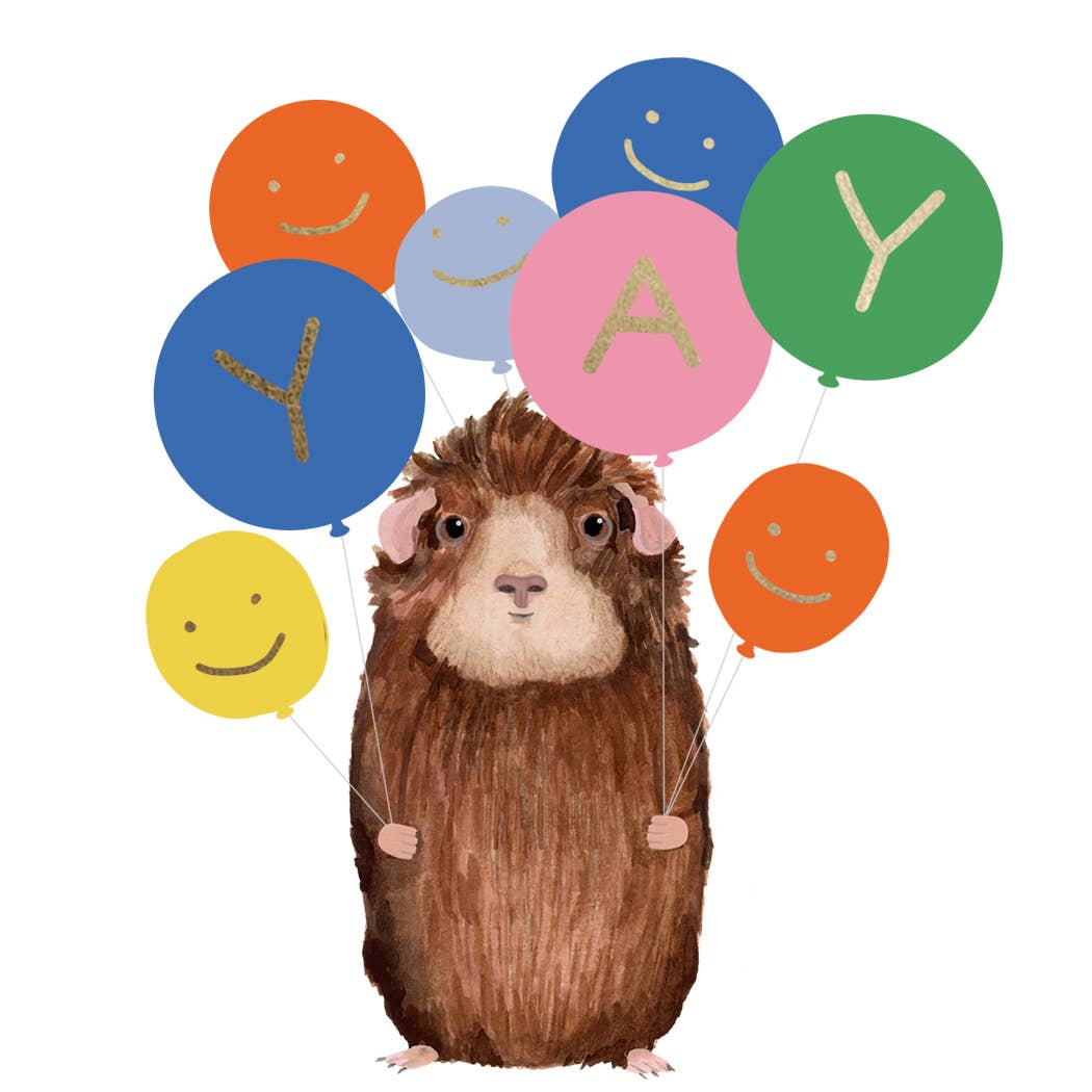 Oh, We're Guinea Celebrate *gold foil