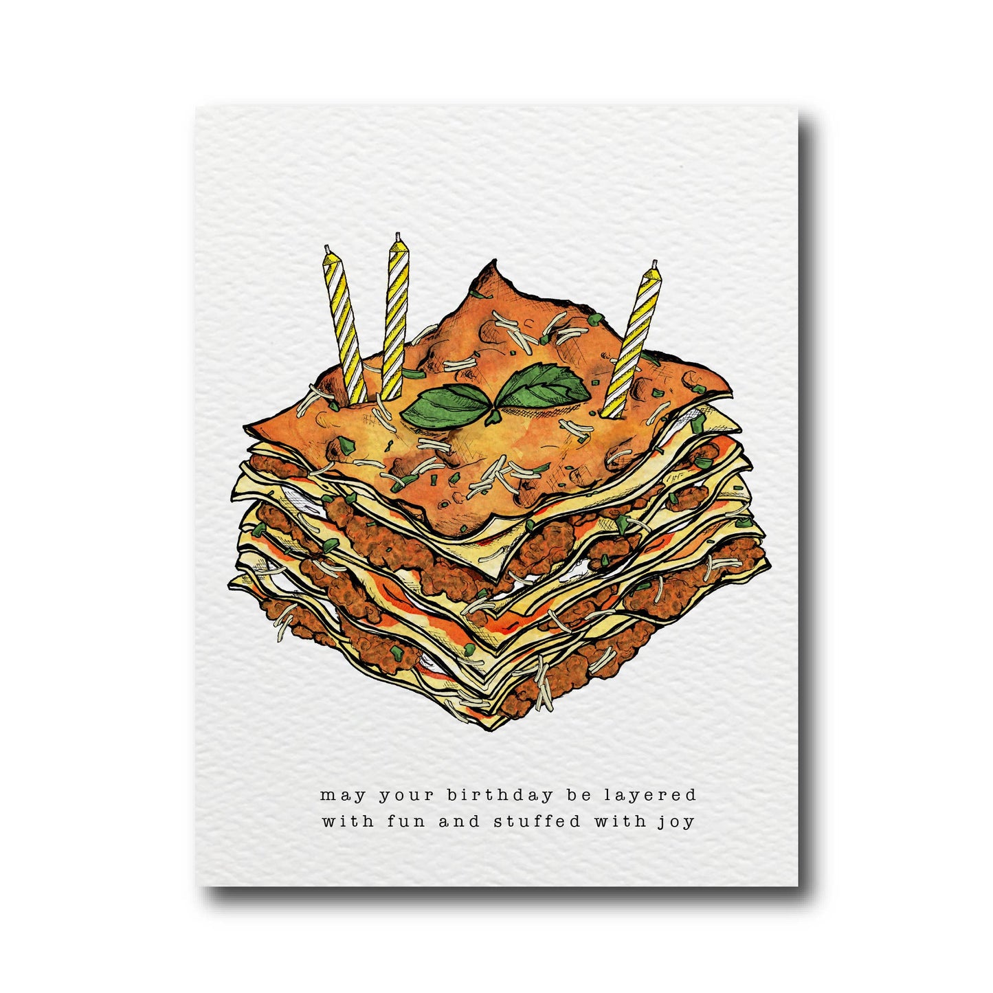 Birthday Lasagna