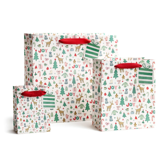Merry Motif Gift Bag - Small