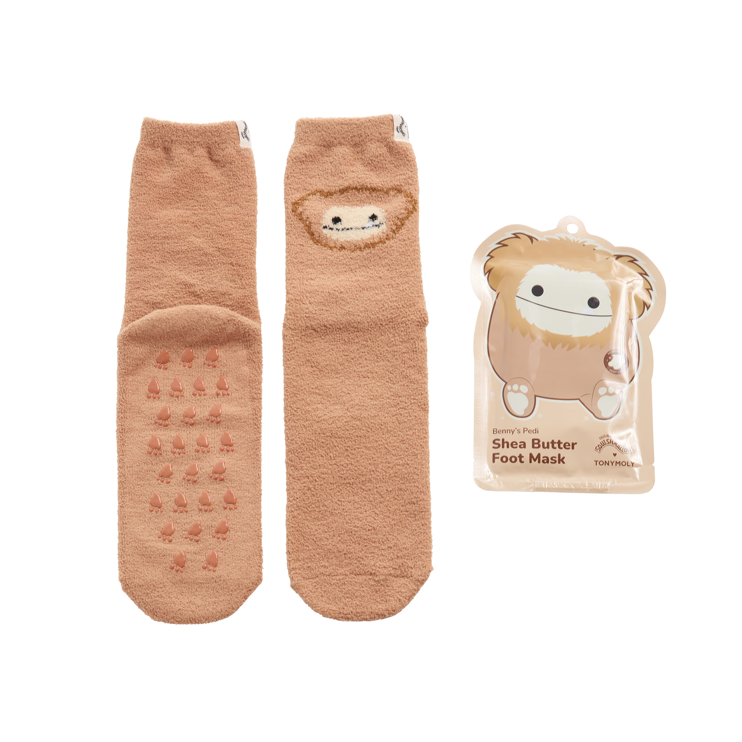 Squishmallows x TONYMOLY Benny's Pedi Foot Mask and Socks Set