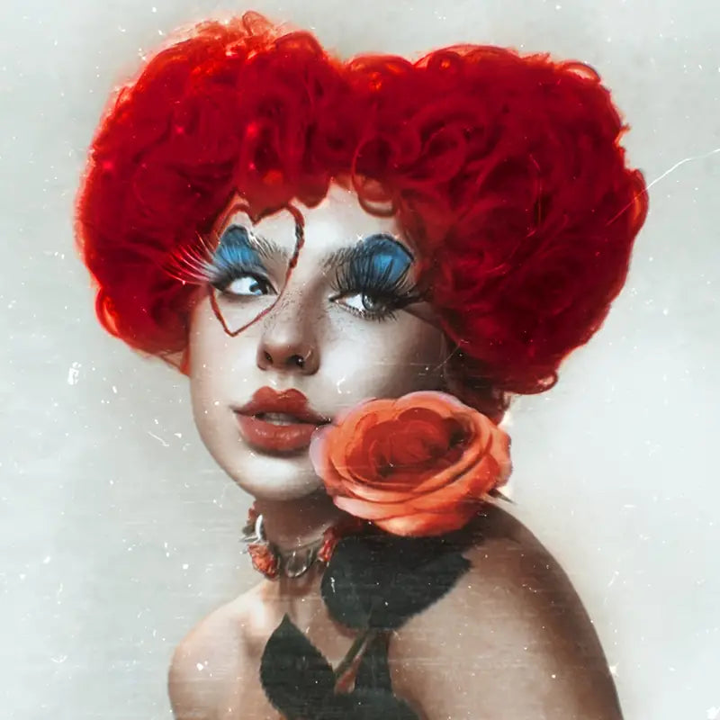 Cos Wig Red Queen Wig