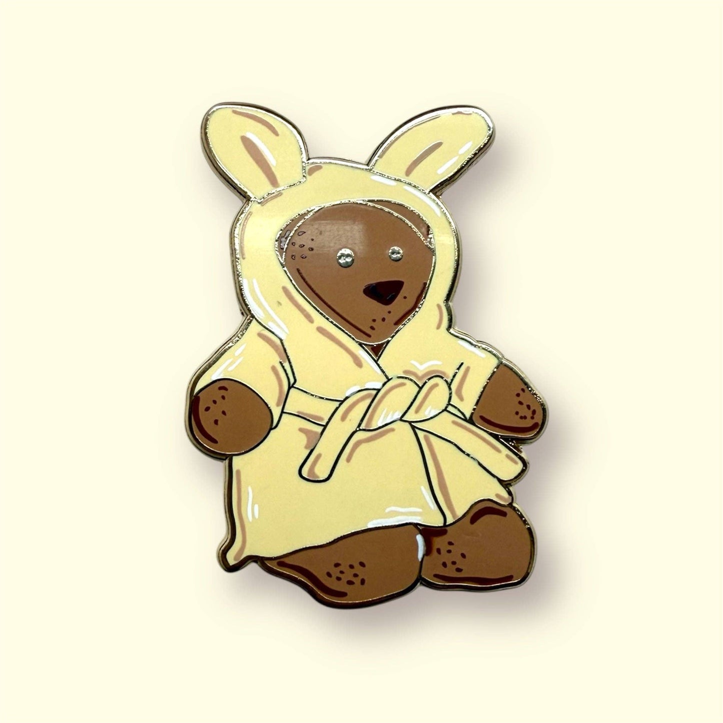 Bunny Bear Enamel Pin