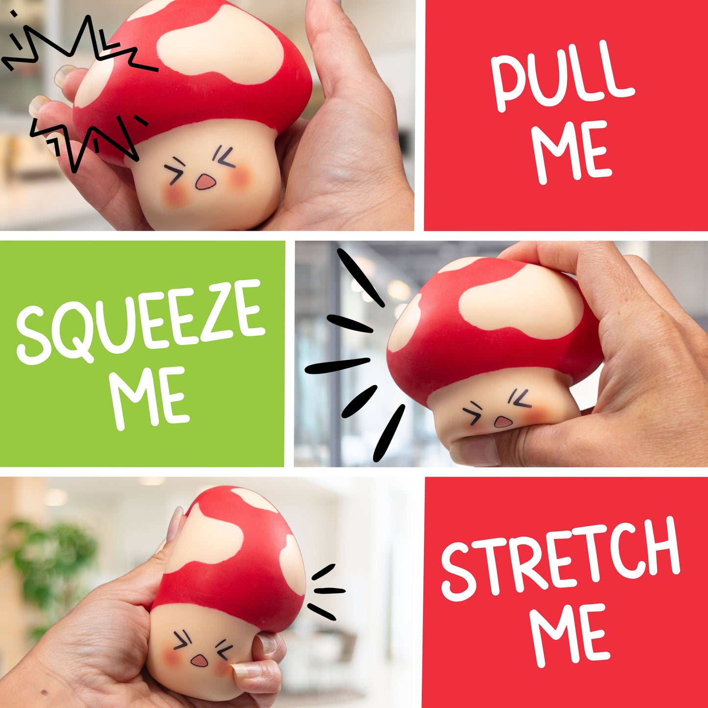 Stress Shroom - Mushroom Themed Fidget/Stress Toys
