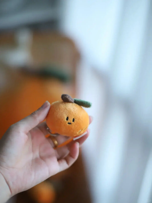 Daily White | Orange Bag Charm