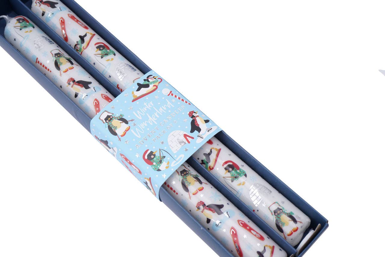 Christmas Winter Wonderland PK2 Advent Candles