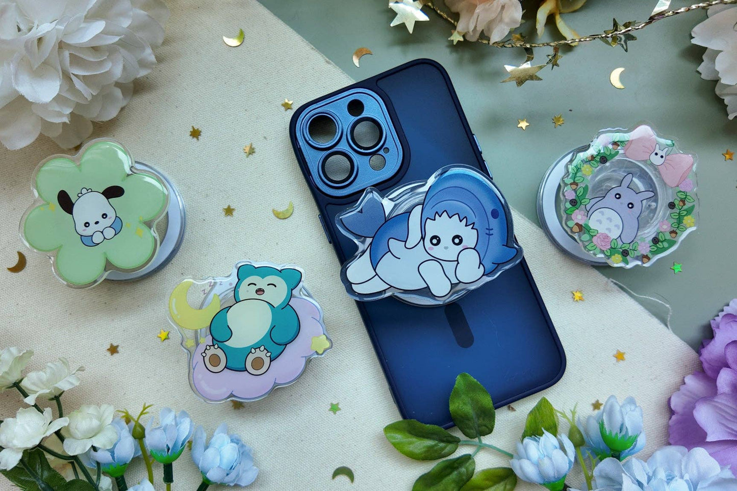 Bunny Shark Magnetic Phone Grip