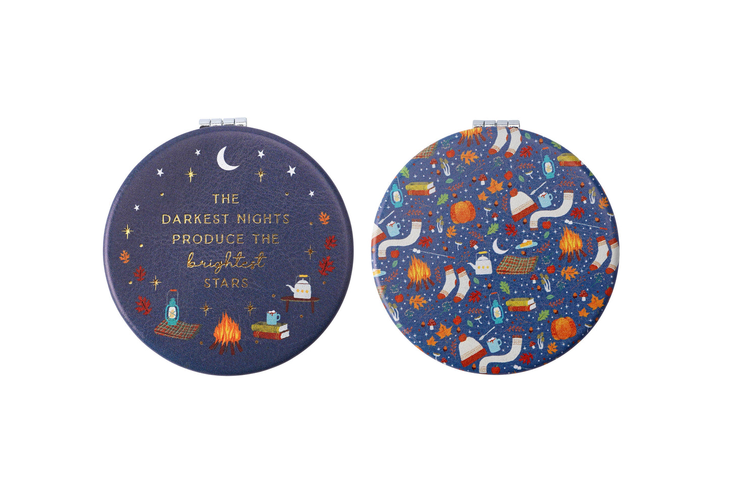 Snuggle Season 'The Darkest Nights.....compact mirror