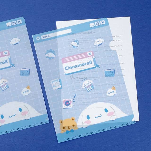 Sanrio Translucent A4 file folder