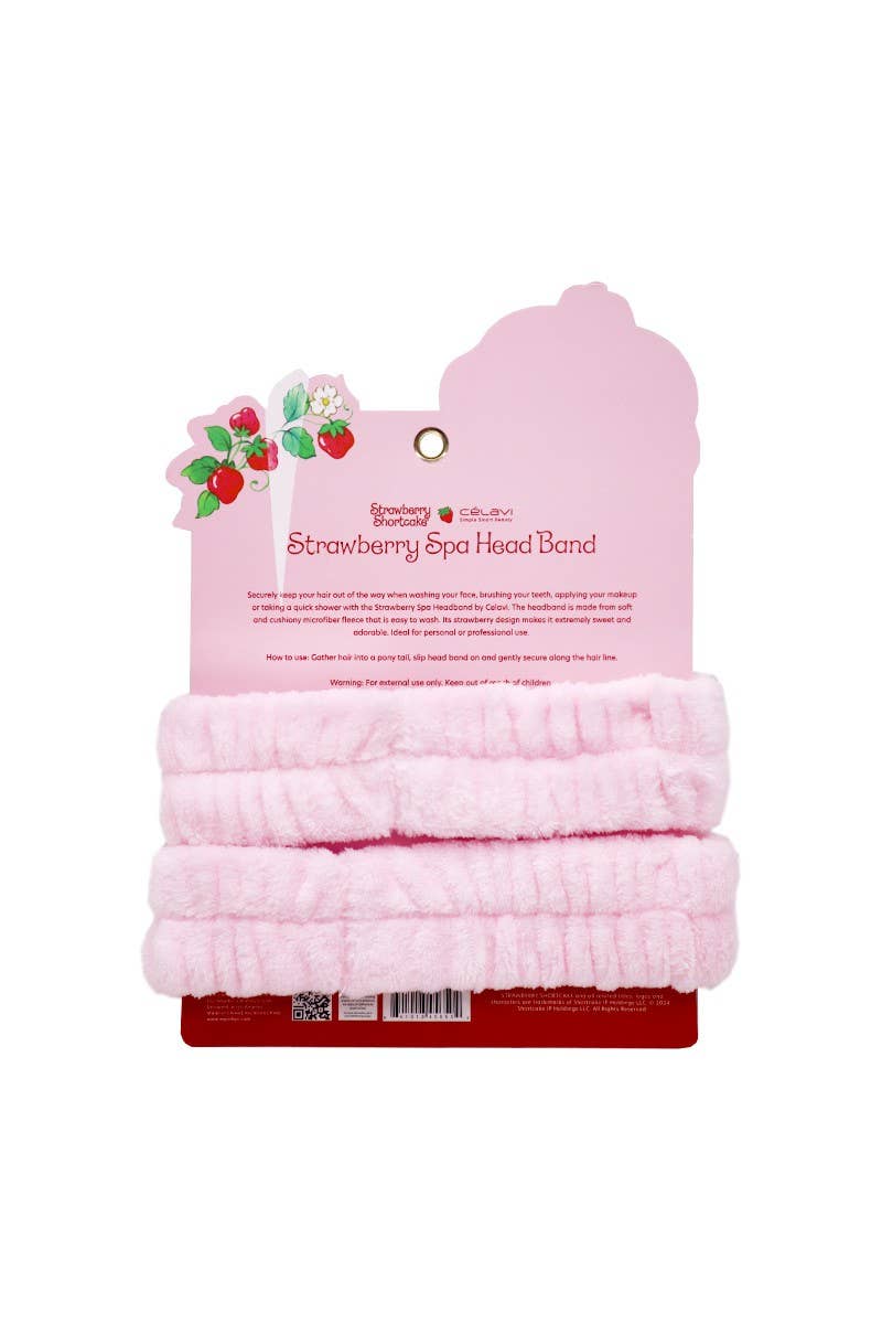 Celavi SS45551 Strawberry Shortcake Spa Hair Band