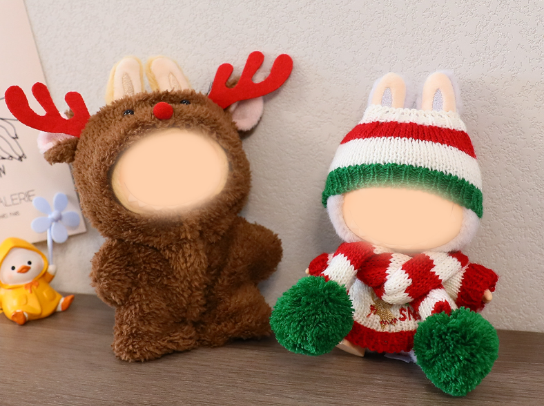 Labubu Christmas dress up dolls Xmas clothes – Front and Company: Gifts