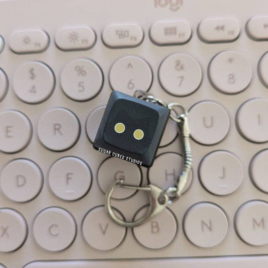 Void Cat - Fidget Keycap Keychain