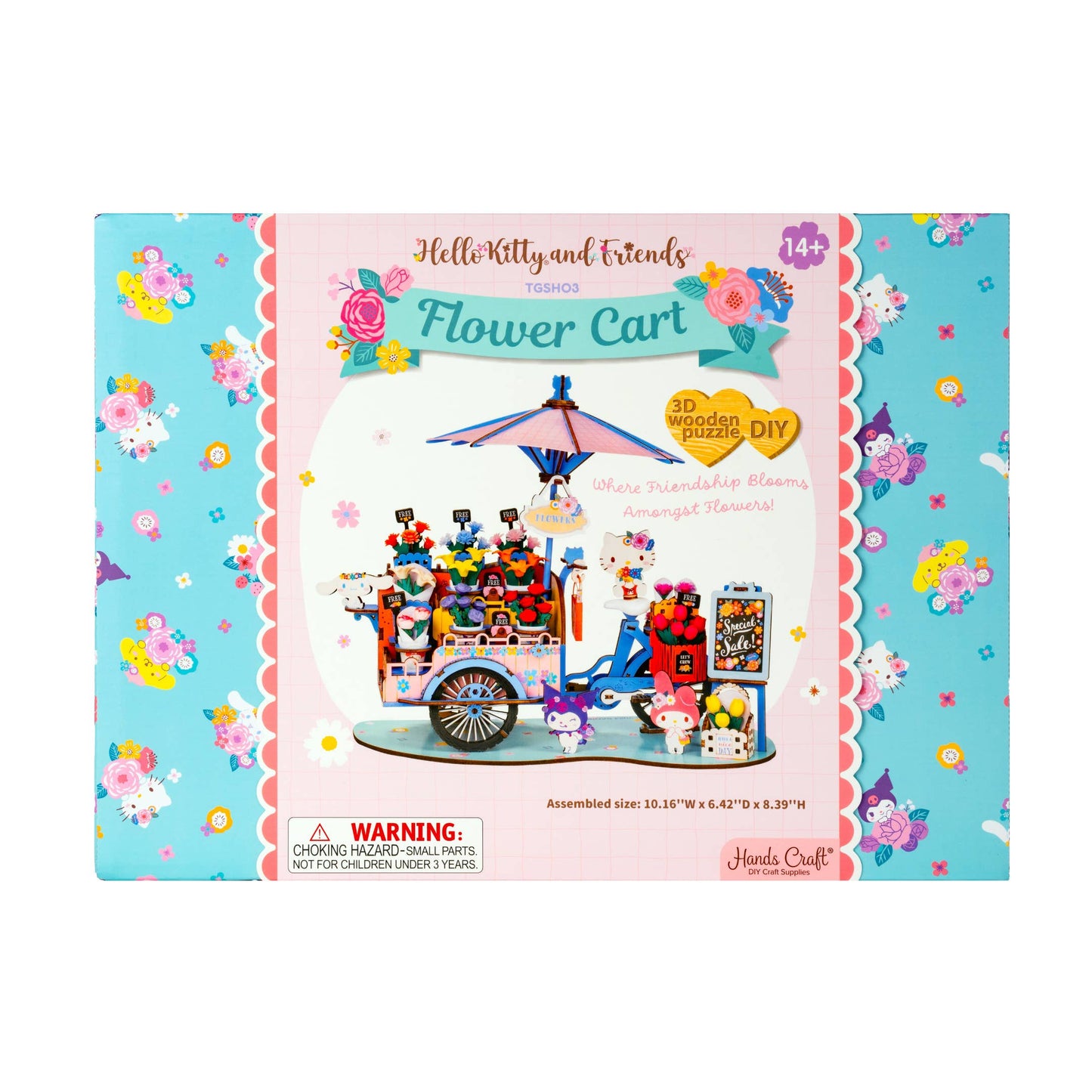 Hello Kitty® and Friends Flower Cart - 3D Wooden Puzzle