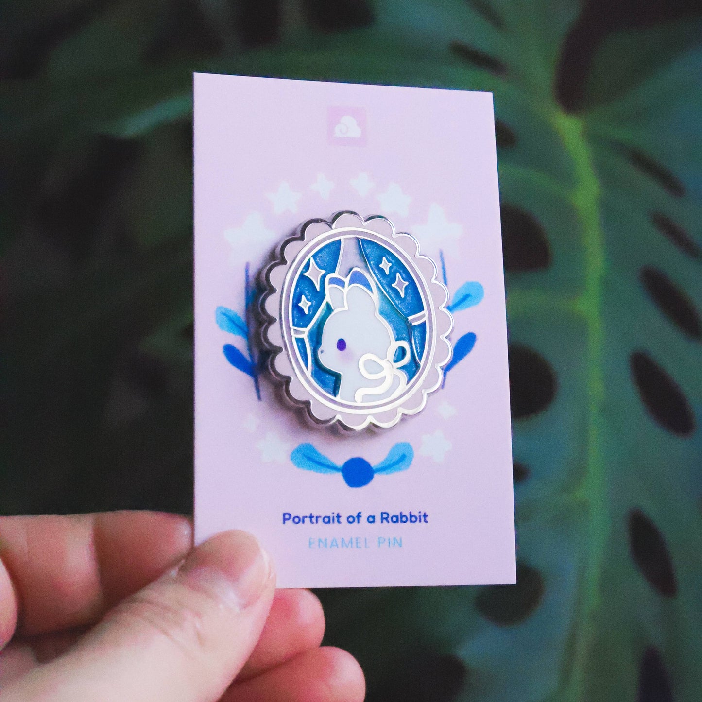 Enamel Pin - Portrait of a Rabbit