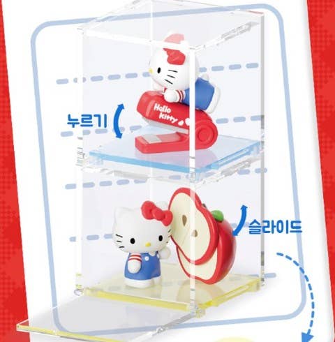 Hello Kitty Mini Stationery Shop Series Figures (with Case)
