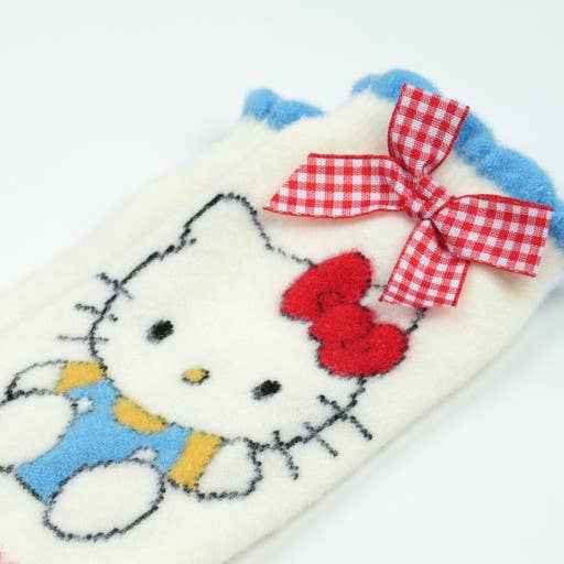 Sanrio Characters Ultra Soft Fluffy Socks with Ribbon- Gift