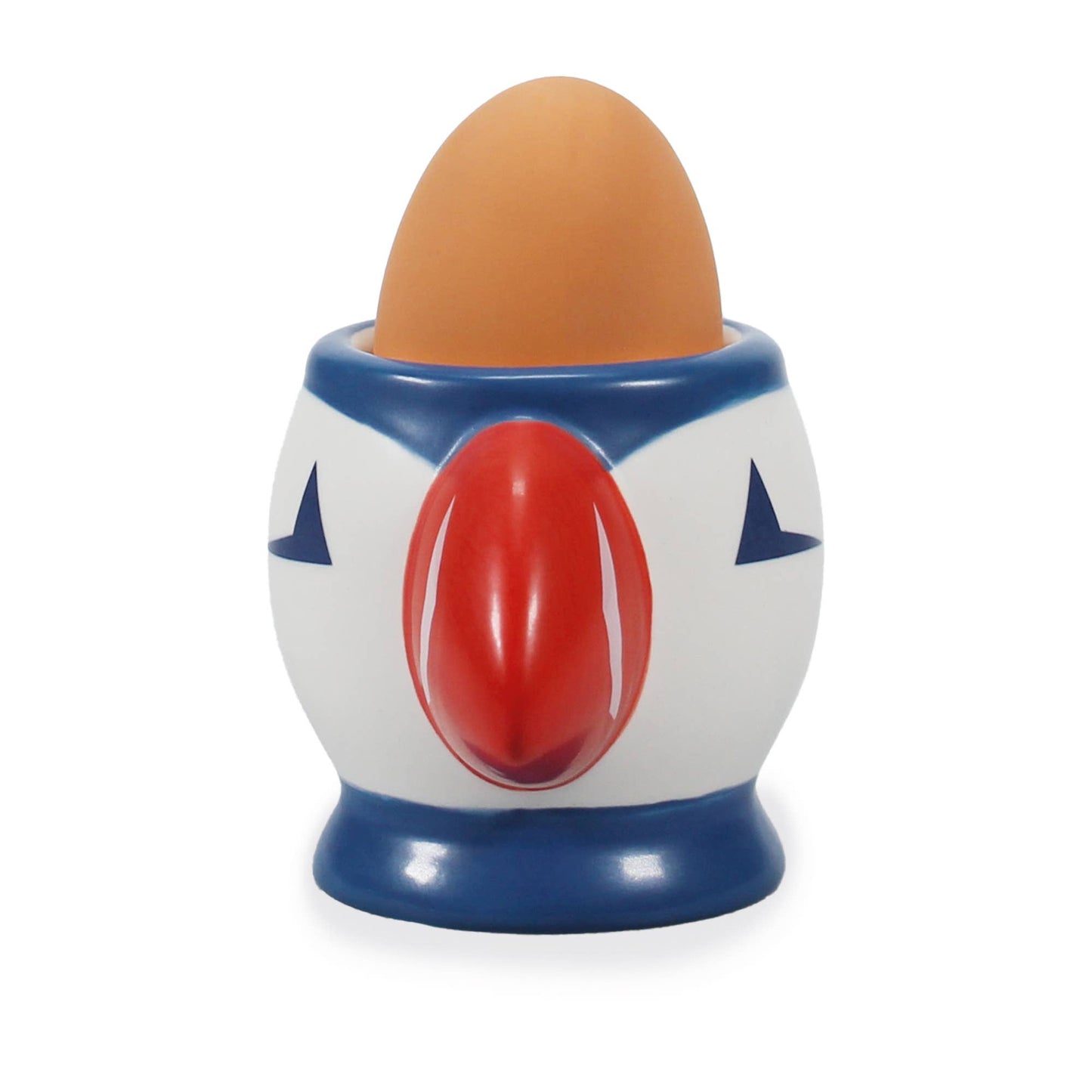 Ceramic Shaped Egg Cup Puffin Bird Coastal