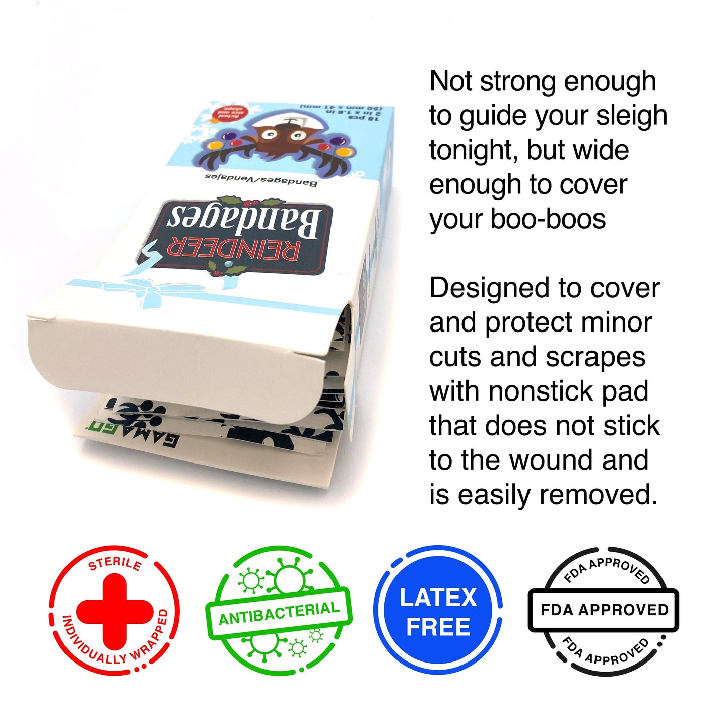 Reindeer Adhesive Bandages