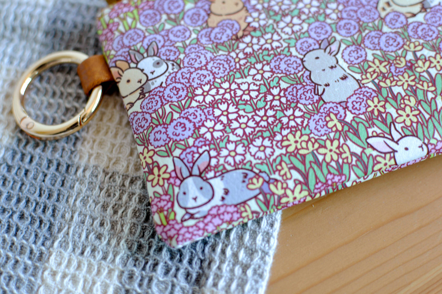 Bunny Small Zipper Coin Purse by Noristudio