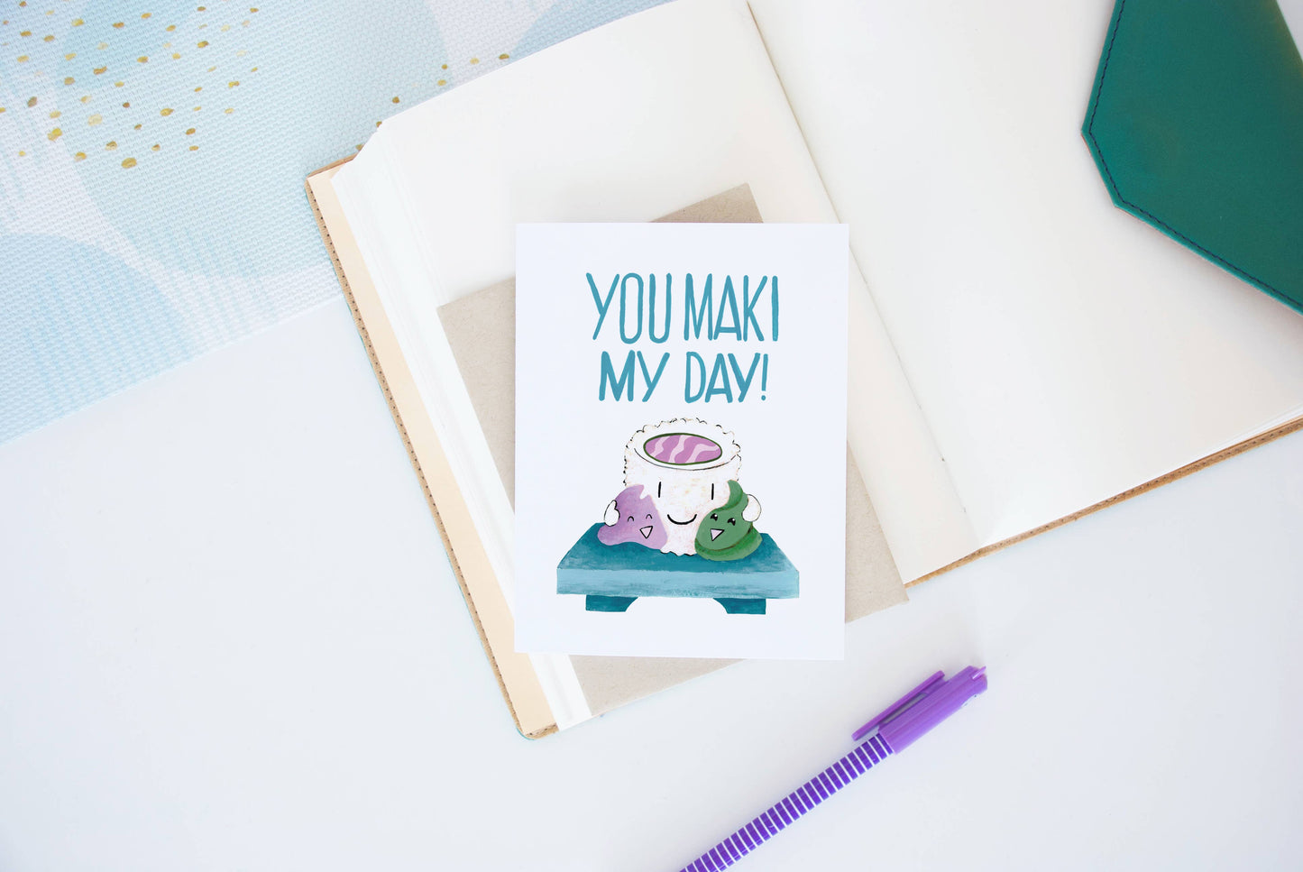 You Maki my Day Card