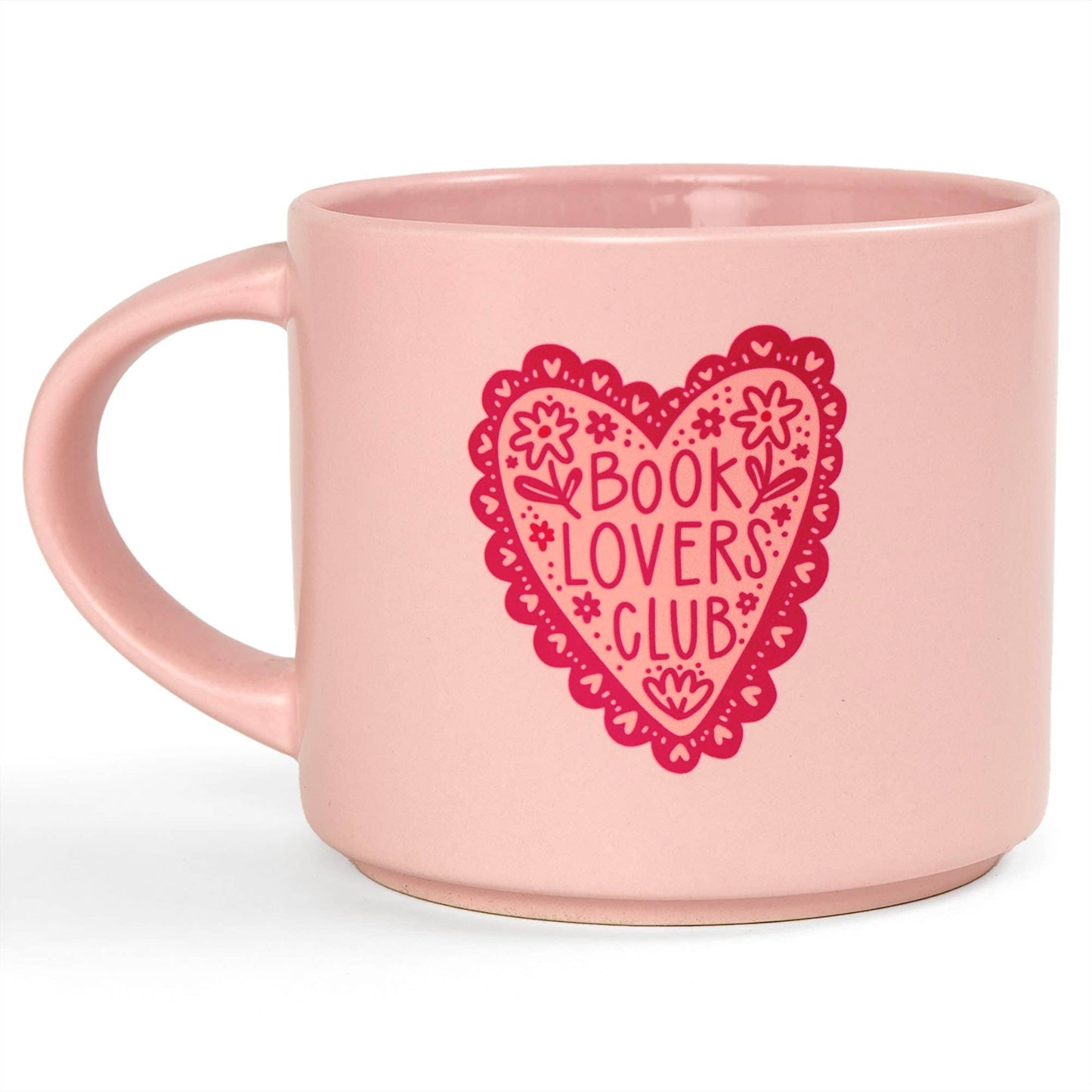 Book Lovers Club Ceramic Mug - Pink