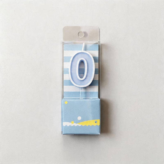 Digits 0-9 Pastel Number Birthday Candles