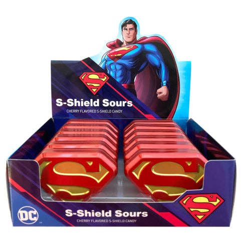 Boston America Superman Shield Tin With Candy 0.6oz