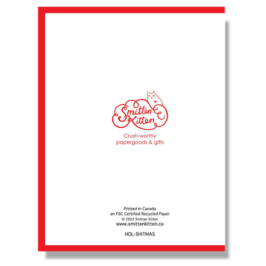 Custom Merry Shitmas Holiday Card