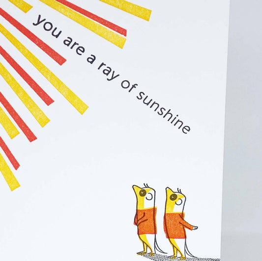 Meerkats &f Sunshine A2 Card