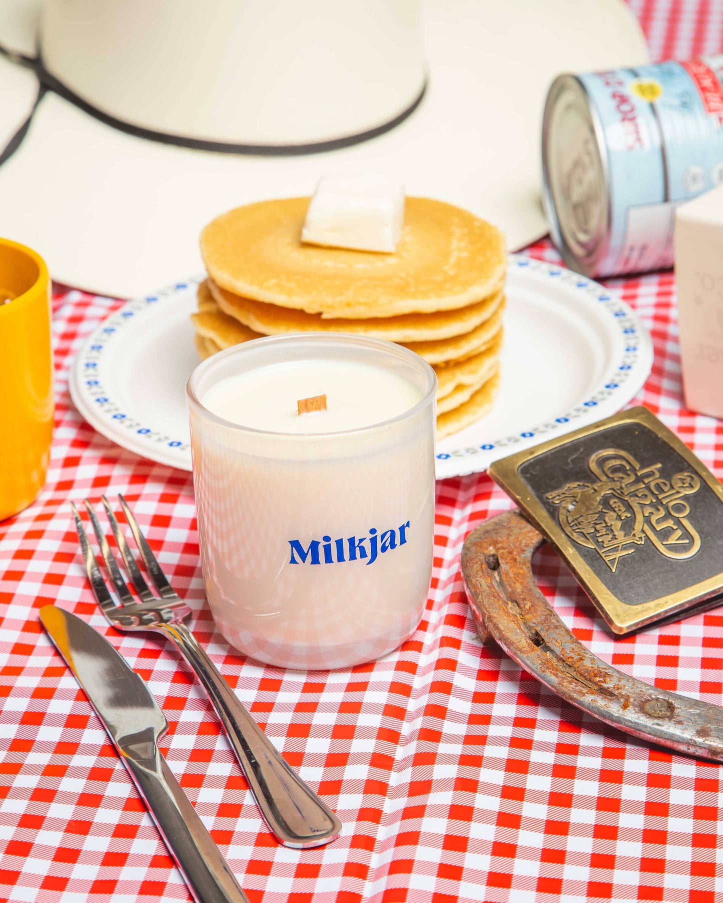Pancake Breakfast - Butter, Syrup & Blueberry 8oz Soy Candle