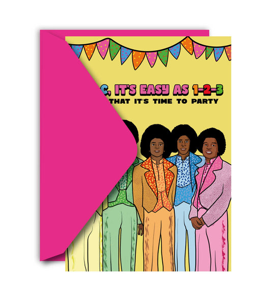 ABC It's Time To Party Happy Birthday Greeting Card