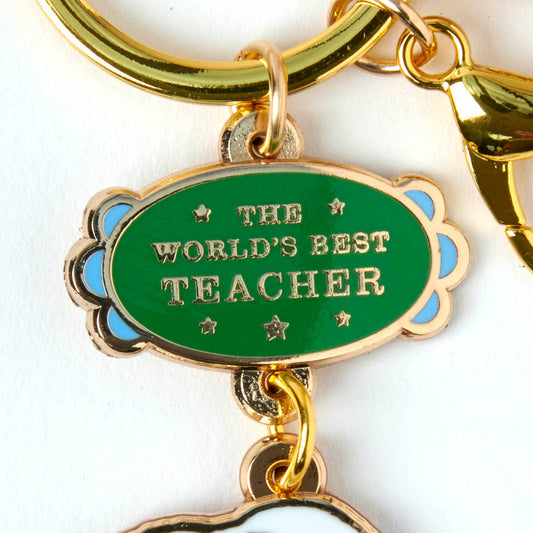 Peanuts World's Best Keyring Teacher