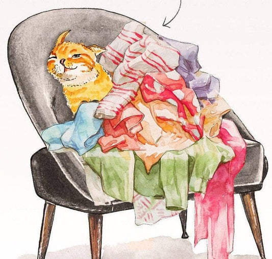 Laundry Chair Love - Funny Valentines Day Card