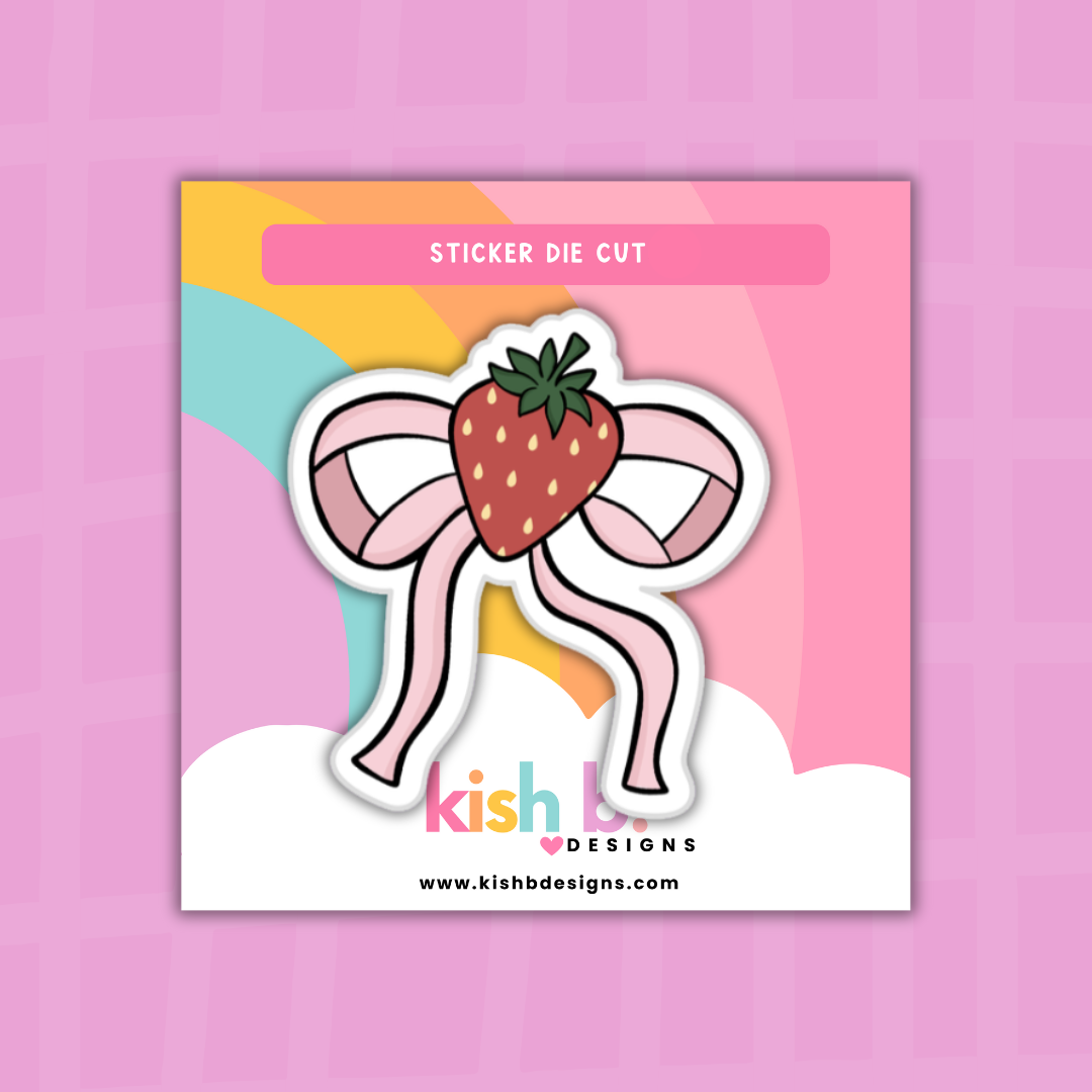 Strawberry Trinkets| Sticker Die Cut(s)