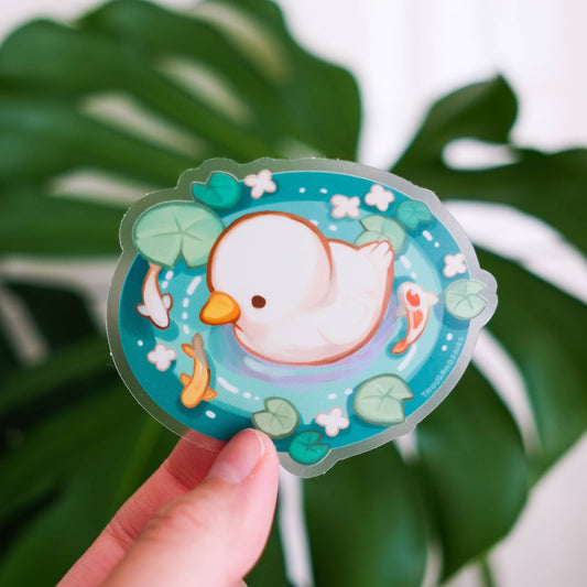 Vinyl Sticker a Lost Duckling