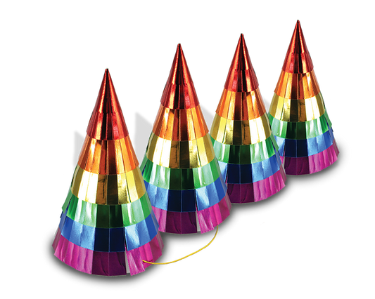 Rainbow Party Hats