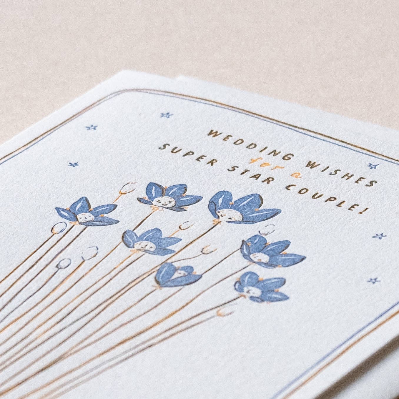 Wedding Stars | Letterpress Card