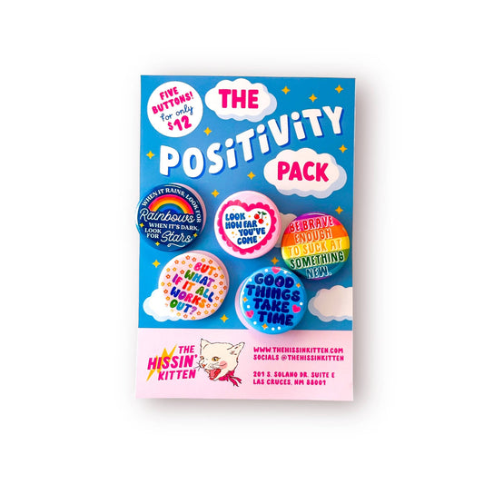 The Positivity Pack (Buttons or Magnets!)
