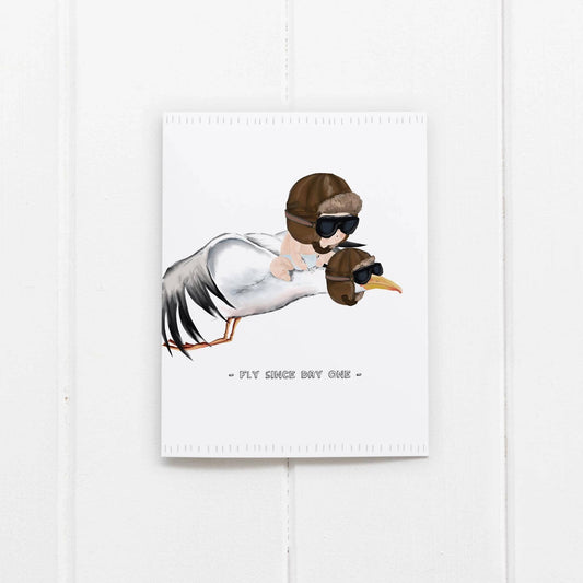 Fly Since Day One Greeting Card