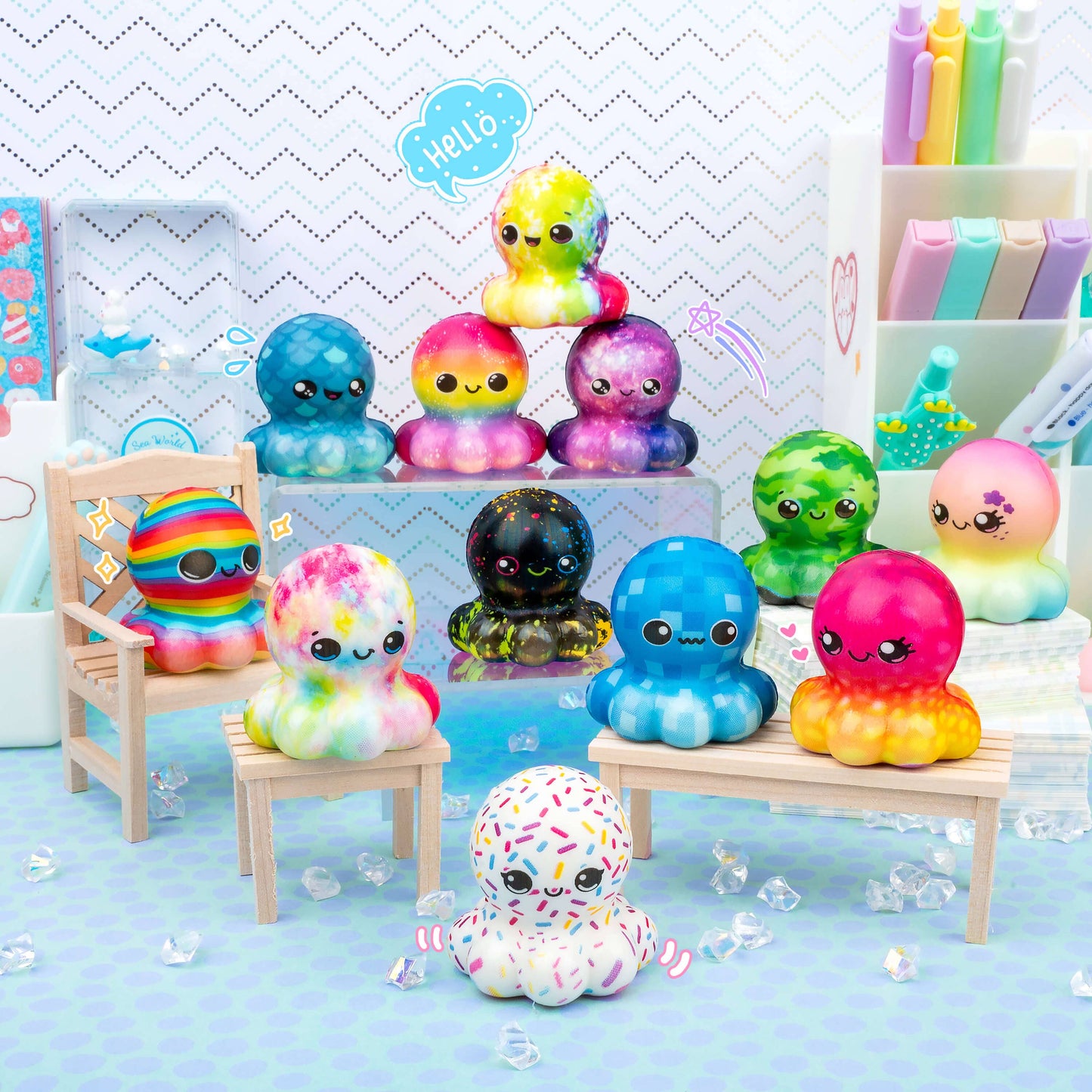Octosquish Mini Squishies