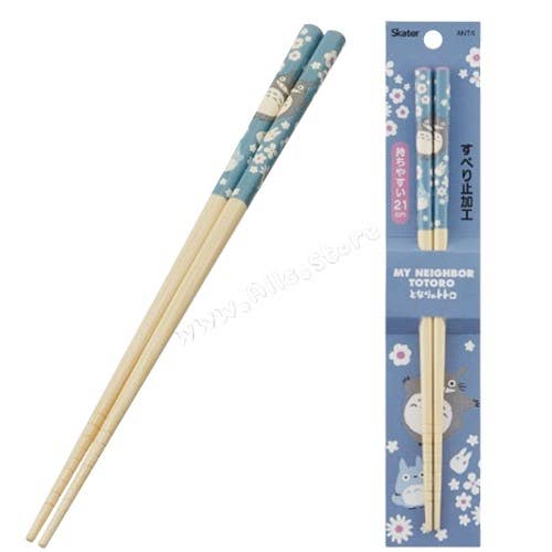 Studio Ghibli- Tototo, Ponyo Wooden Chopsticks (21 cm)