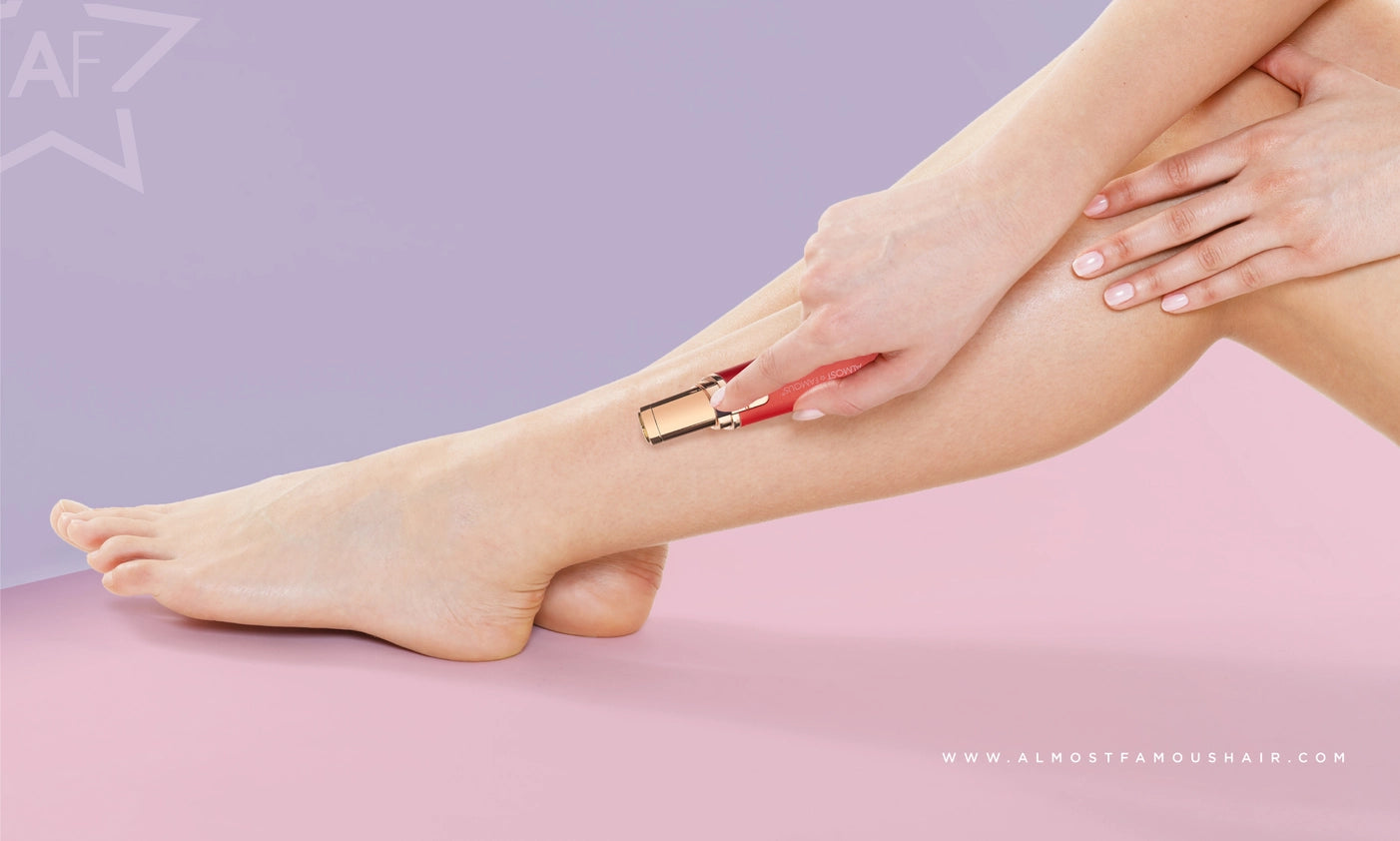 "Buzz It" Painless Facial Hair Removal Wand - Scarlet