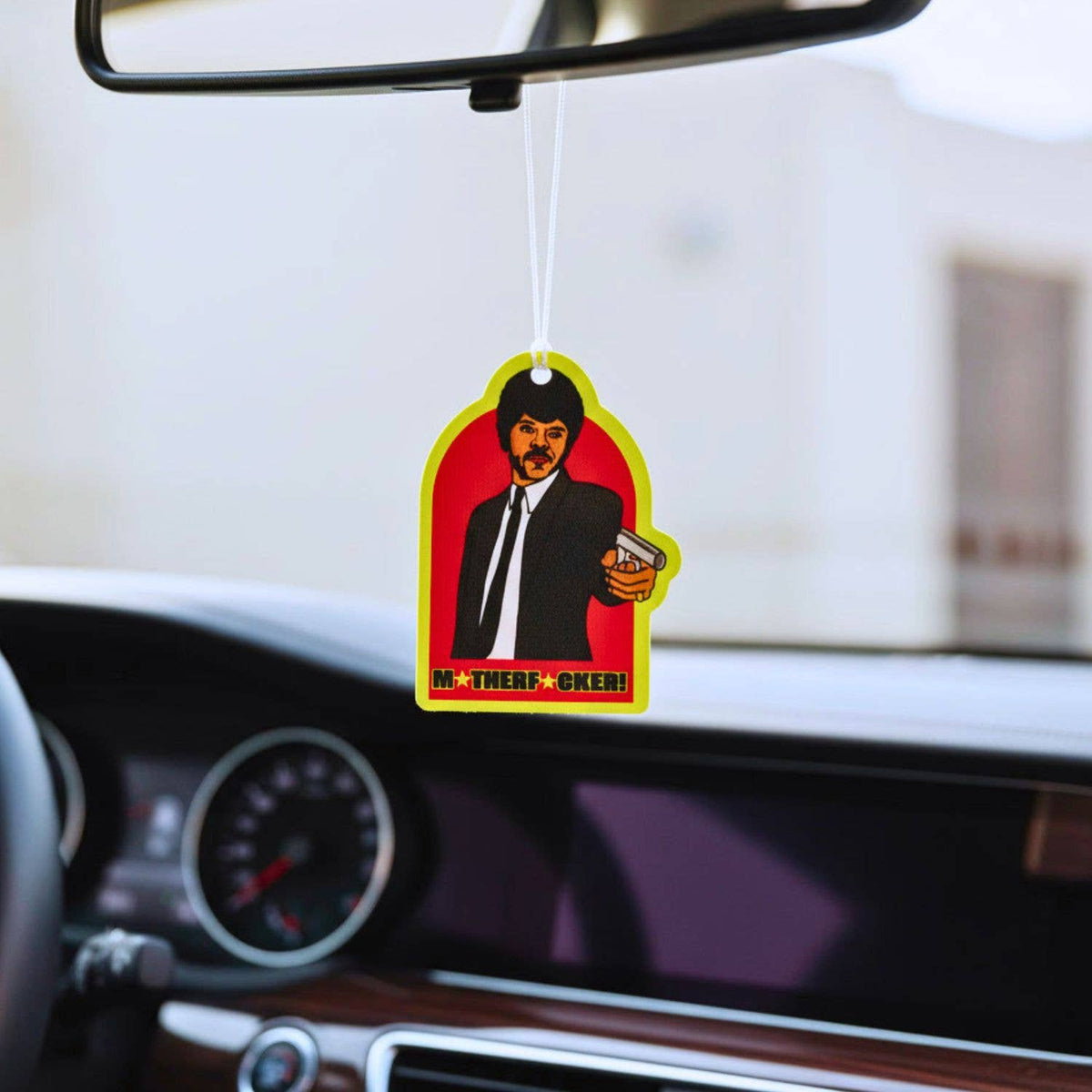 M*therf*cker! Funny 90s Action Movie Car Air Freshener